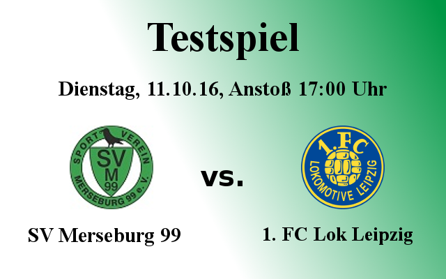 SV Merseburg 99 empfängt Regionalligist 1. FC Lok Leipzig