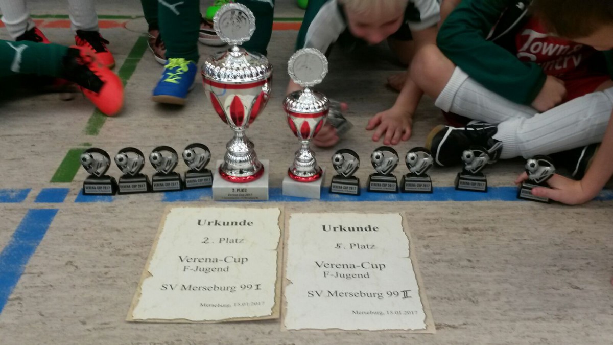Platz 2 & 5 für unsere F Jugend beim heutigen Verena Cup