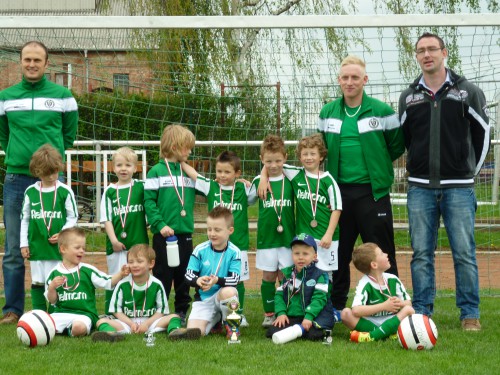 1. Platz beim Bambini-Mai-Cup 2013 in Weißenfels