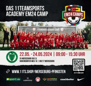 3 Freikarten für das 11Teamsports Fußballcamp !!!